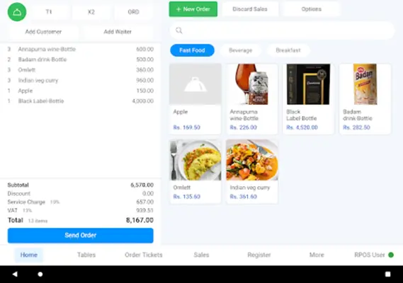 Rigo Restaurant POS android App screenshot 4